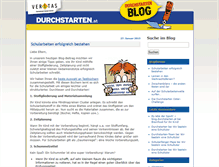 Tablet Screenshot of blog.durchstarten.at